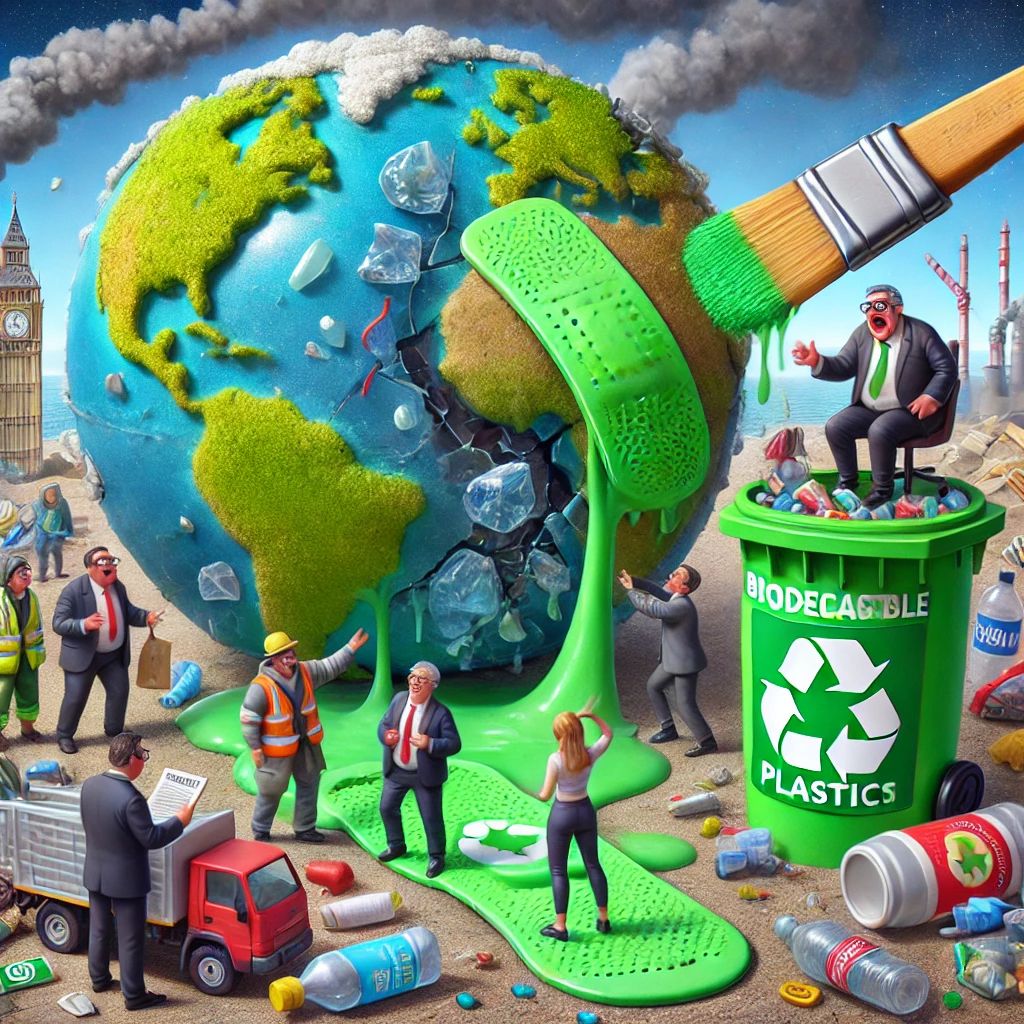 Green Plastics: A Band_Aid on a Bullet_Wound?" ♻️🌍💭