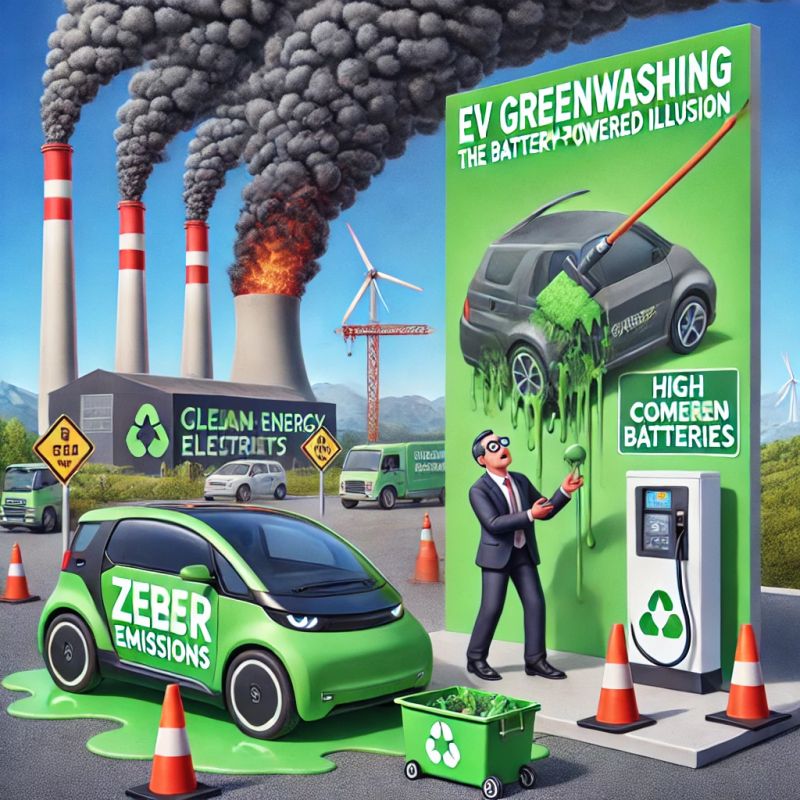 EVs & Greenwashing: The Truth_Behind_Zero_Emissions_Claims" ๐โก