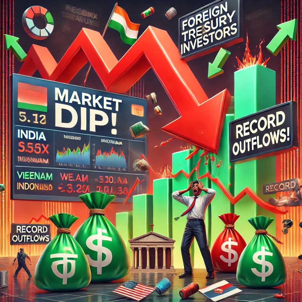 The_Great_FII_Exodus: Why Are Foreign Investors Dumping India?" 💰📉🌏