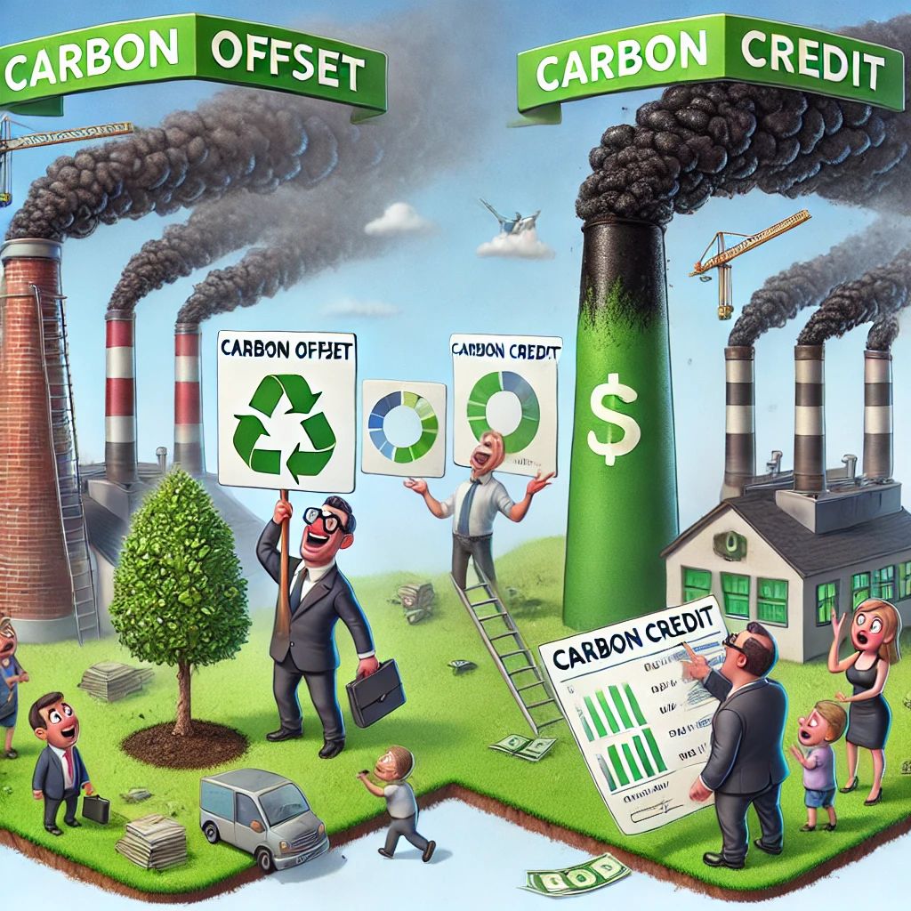 Carbon_Offsets vs. Carbon_Credits: TheGreenwashingLoophole?" 💰♻️