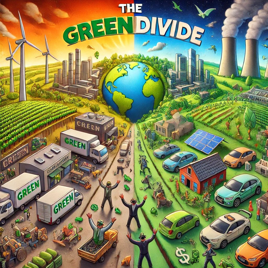 The Dark Side of Sustainability: Are We Creating a Green Divide?" ๐โ๏ธ๐ฐ