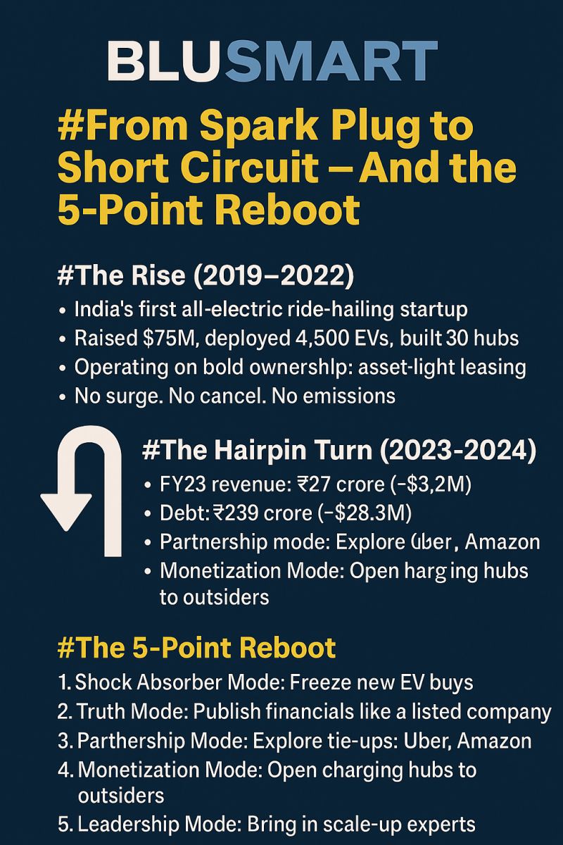 BluSmart: From Spark Plug to Short Circuit – A 5-Point Reboot