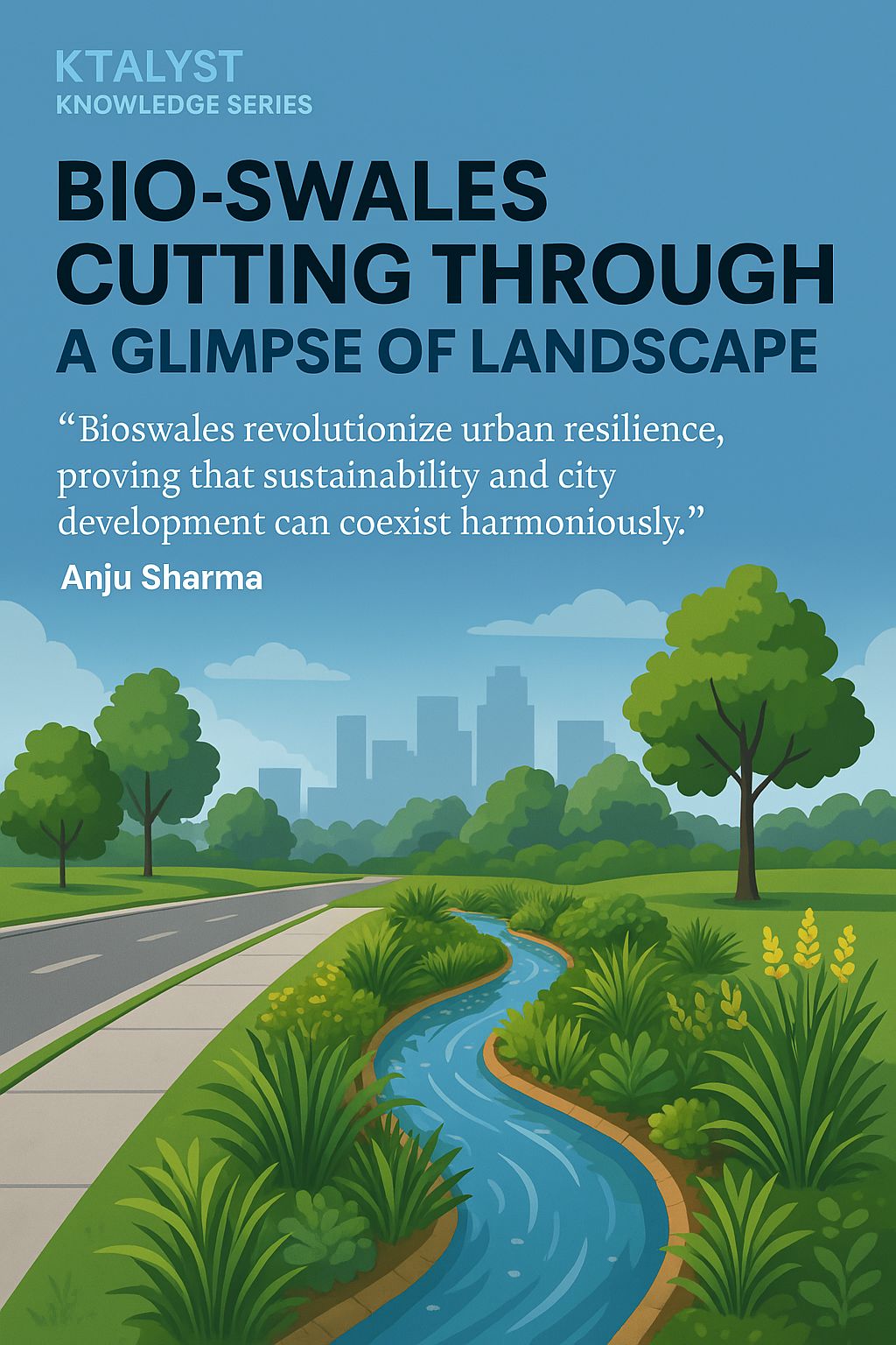 KnowledgeKtalyst GreenerDrainage | Bioswales Without Borders: How the…