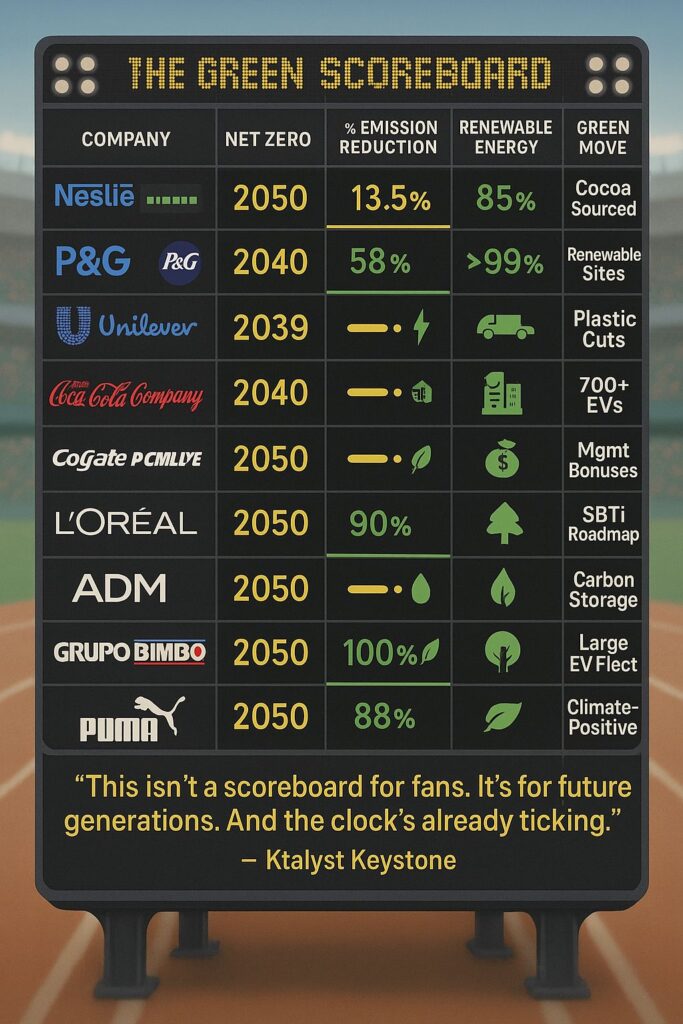 PlanetPledges: 10 Consumer Giants and Their Net-Zero Missions